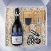 Kit Presente Corporativo Gourmet com Vinho Ruffino 2 Facas de Queijo - LeBlank Corporativo