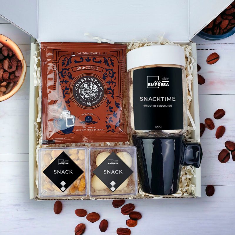 Kit Presente Corporativo Grupo Elo Drip Coffee Gourmet - LeBlank Corporativo