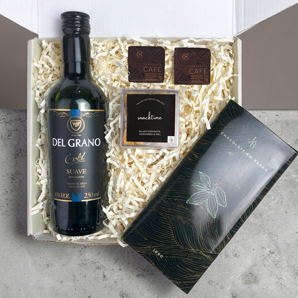 Kit Presente Corporativo Vinho Petit Gourmet - LeBlank Corporativo