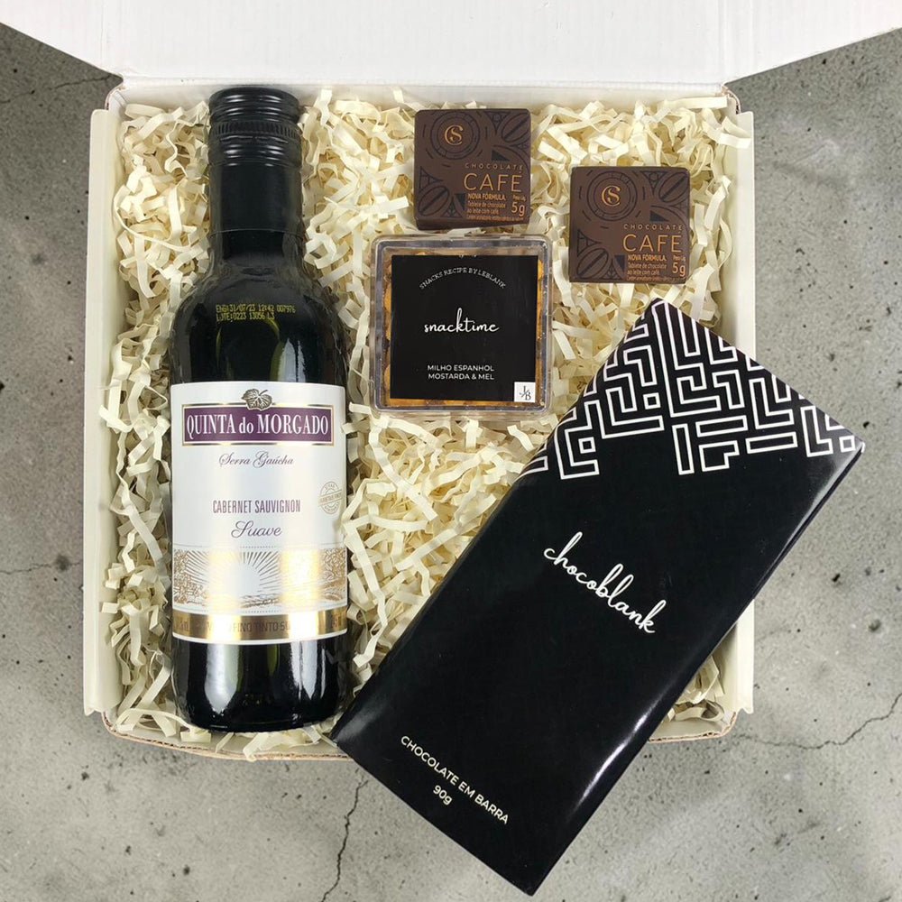 Kit Presente Corporativo Vinho Tinto 245mL - LeBlank Corporativo