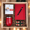 Kit Presente Corporativo Wood Cappuccino Office Premium - LeBlank Corporativo