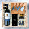 Kit Presente Corporativo Wood Vinho Tinto Merlot e Facas de Queijo - LeBlank Corporativo