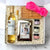 Kit Presente Vinho Branco e Porta Retrato Personalizado - LeBlank Corporativo
